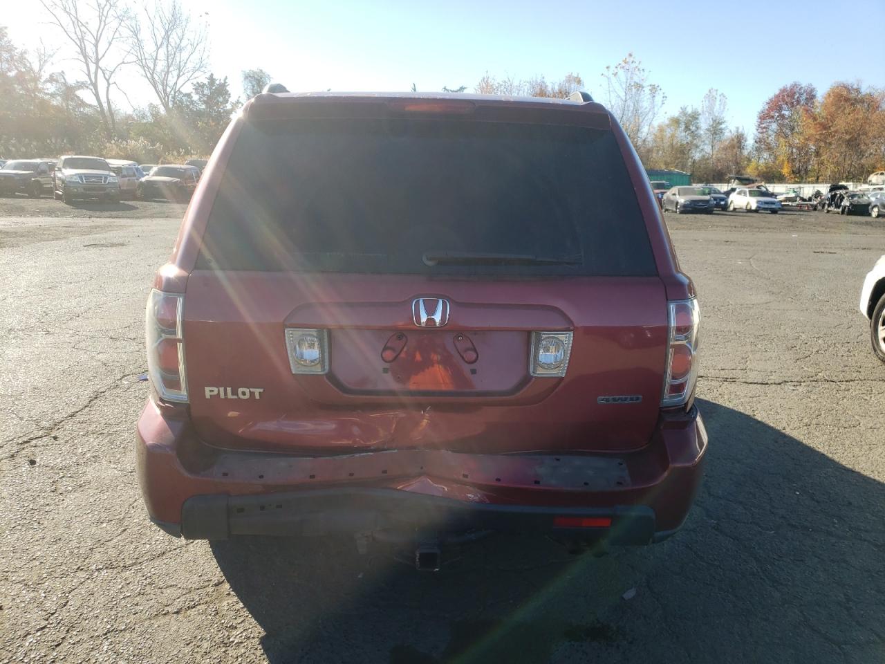 2006 Honda Pilot Ex VIN: 2HKYF18476H536177 Lot: 77858634