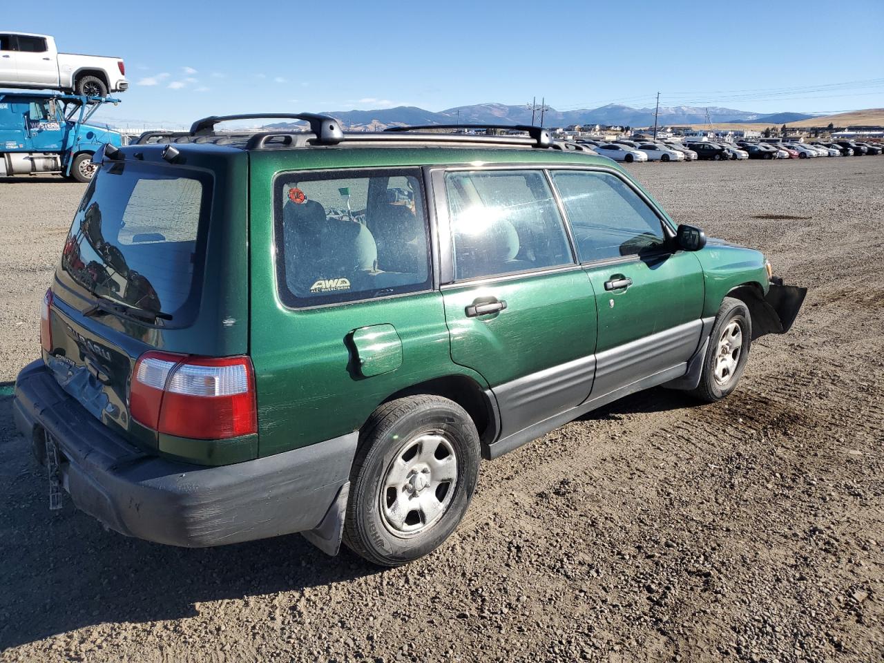 2002 Subaru Forester L green null gas JF1SF63562H748361 photo #4