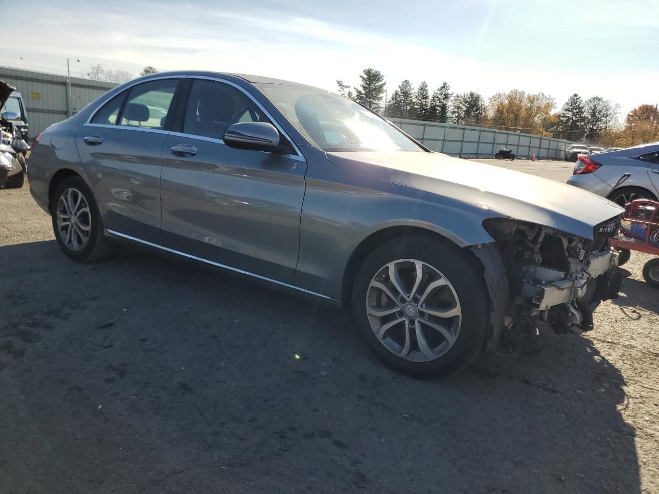 VIN WDDWF4KB7GR178644 2016 MERCEDES-BENZ C-CLASS no.4