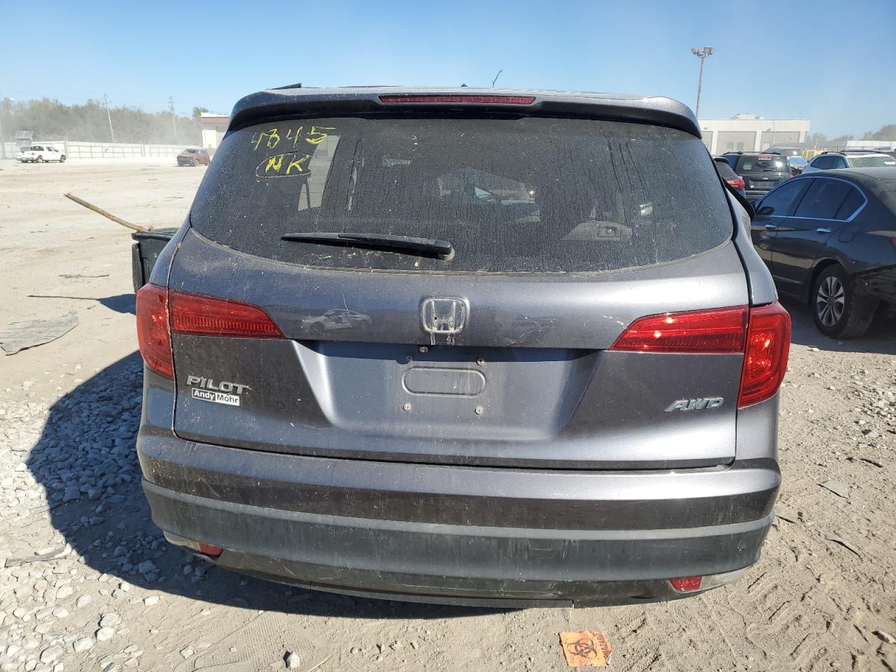 5FNYF6H80HB076104 2017 Honda Pilot Exl