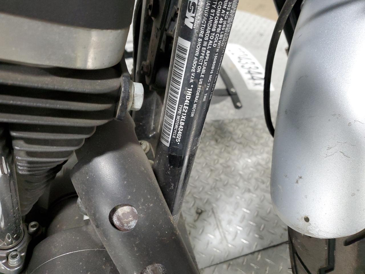 2020 Harley-Davidson Xl883 N VIN: 1HD4LE21XLB434025 Lot: 72243344