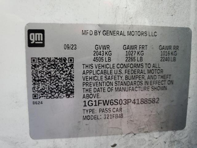 1G1FW6S03P4188582 Chevrolet Bolt EV 1L 14