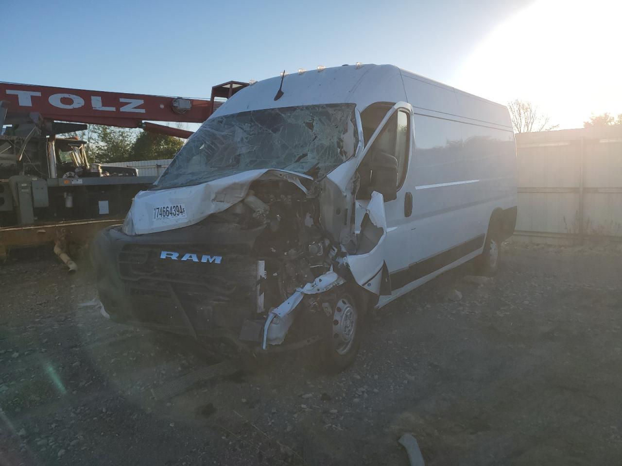 2023 Ram Promaster 3500 3500 High VIN: 3C6MRVJG7PE538140 Lot: 74664394