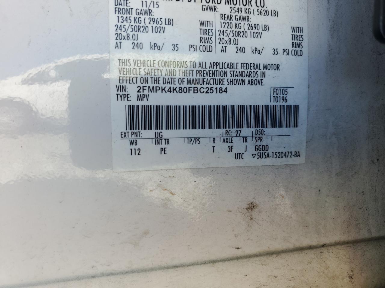 2015 Ford Edge - Image 13