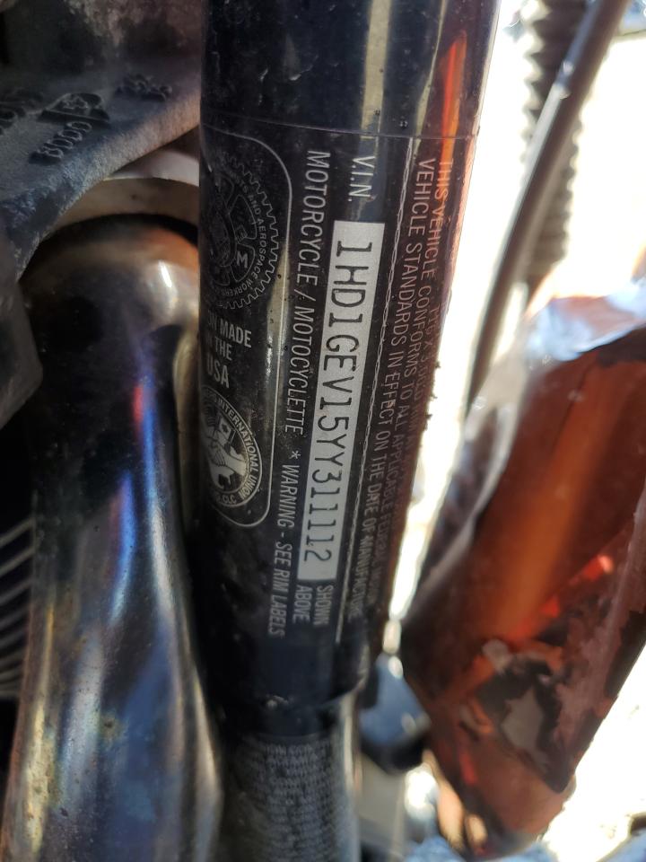 2000 Harley-Davidson Fxdwg VIN: 1HD1GEV15YY311112 Lot: 76749084