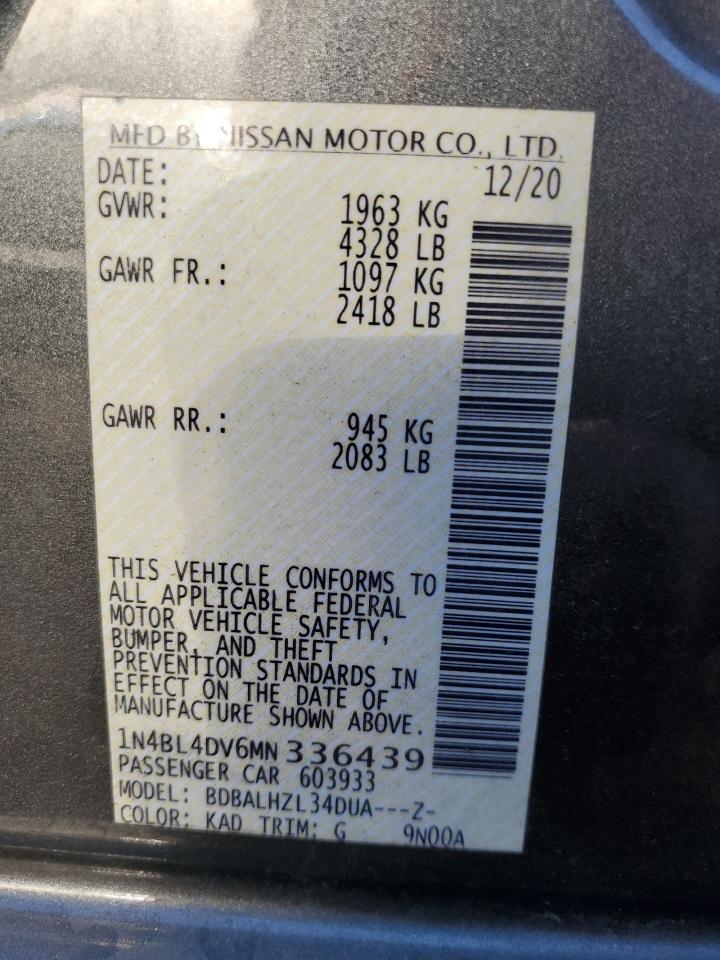 2021 Nissan Altima - Image 12