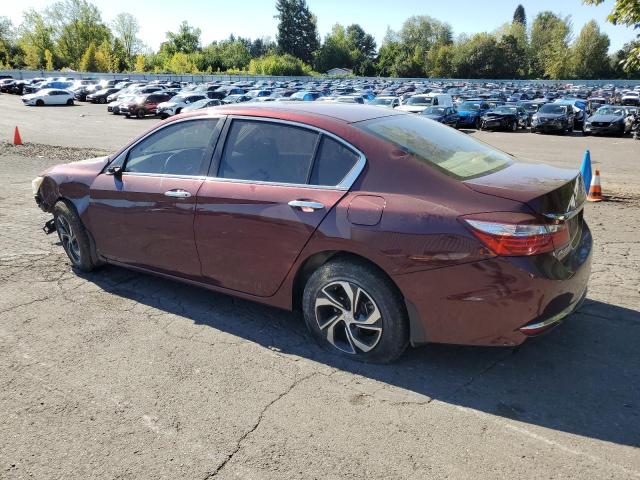  HONDA ACCORD 2016 Burgundy