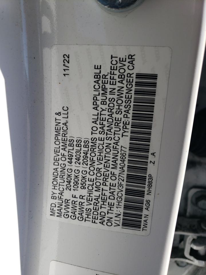 2022 Honda Accord - Image 14