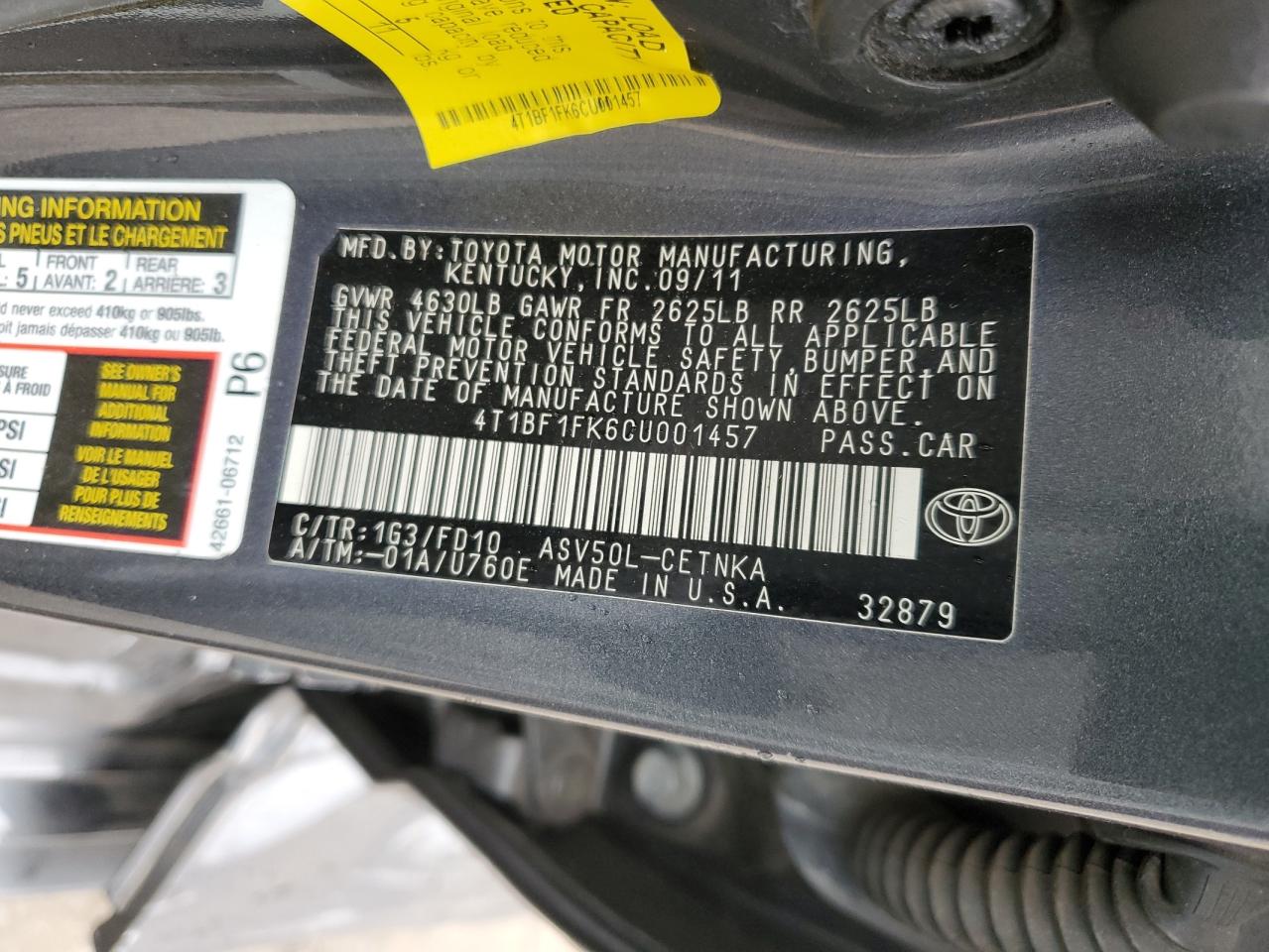 2012 Toyota Camry - Image 14