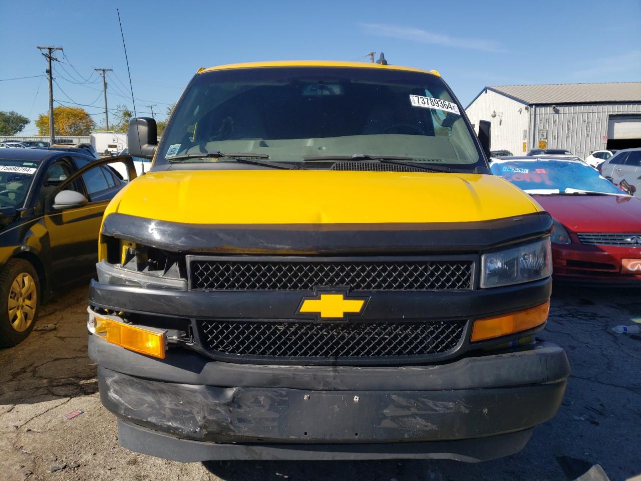 VIN 1GCWGAFP8K1158437 2019 CHEVROLET EXPRESS no.5