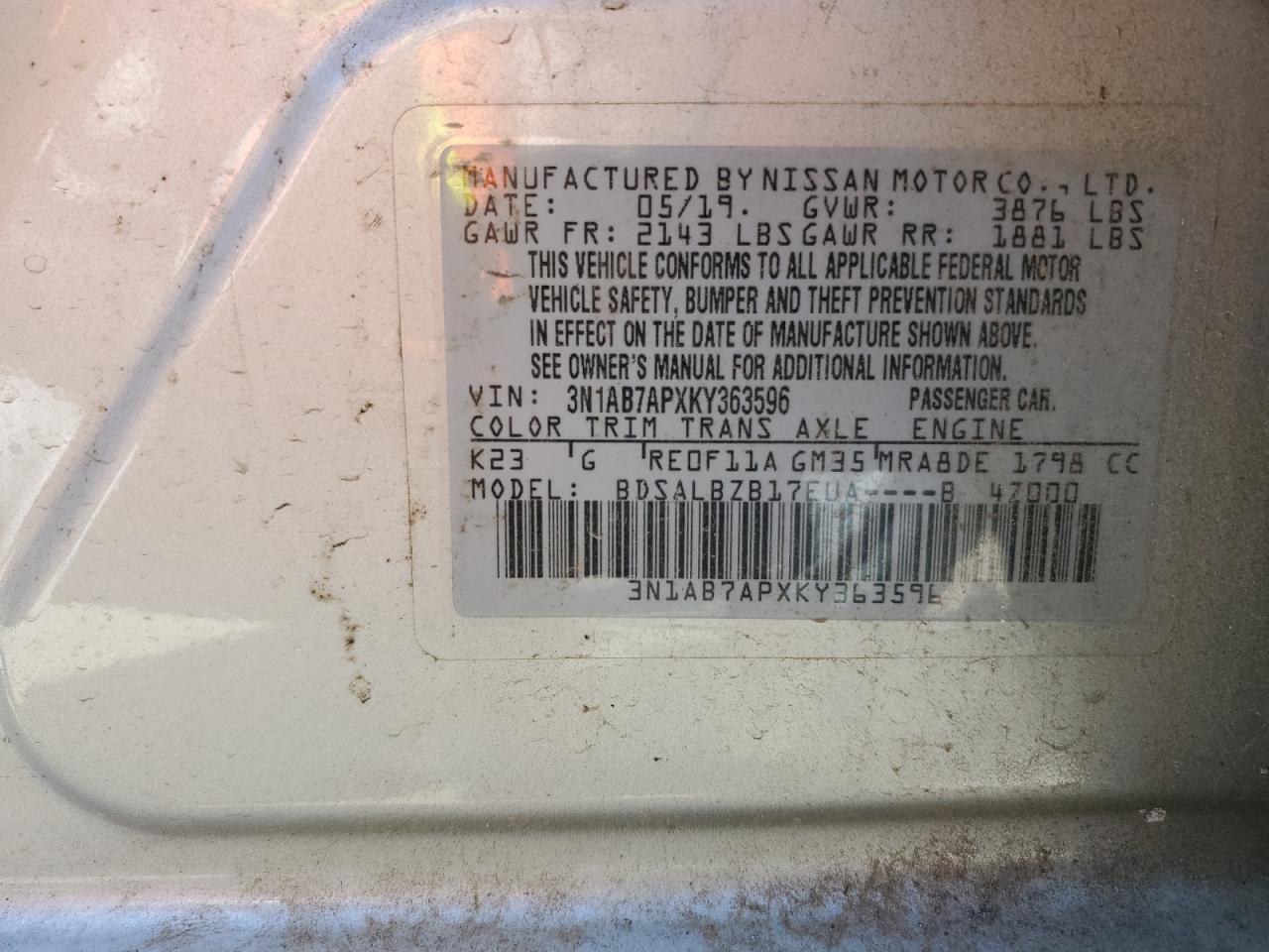 2019 Nissan Sentra - Image 12