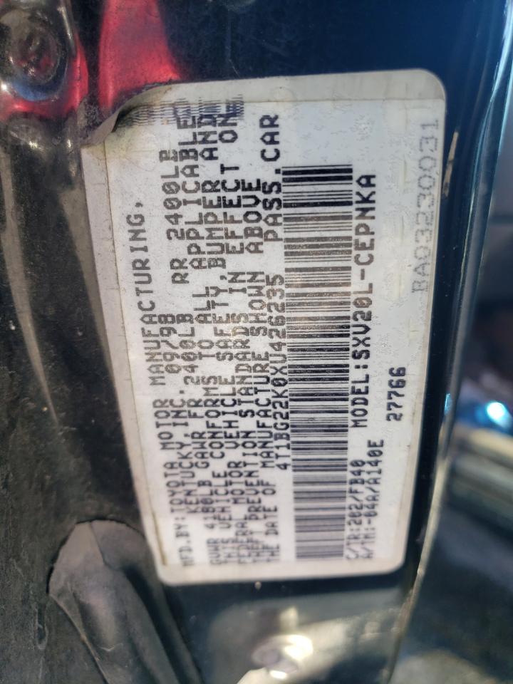 1999 Toyota Camry Ce VIN: 4T1BG22K0XU426235 Lot: 56476965