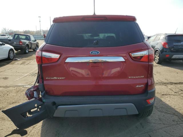  FORD ECOSPORT 2018 Red