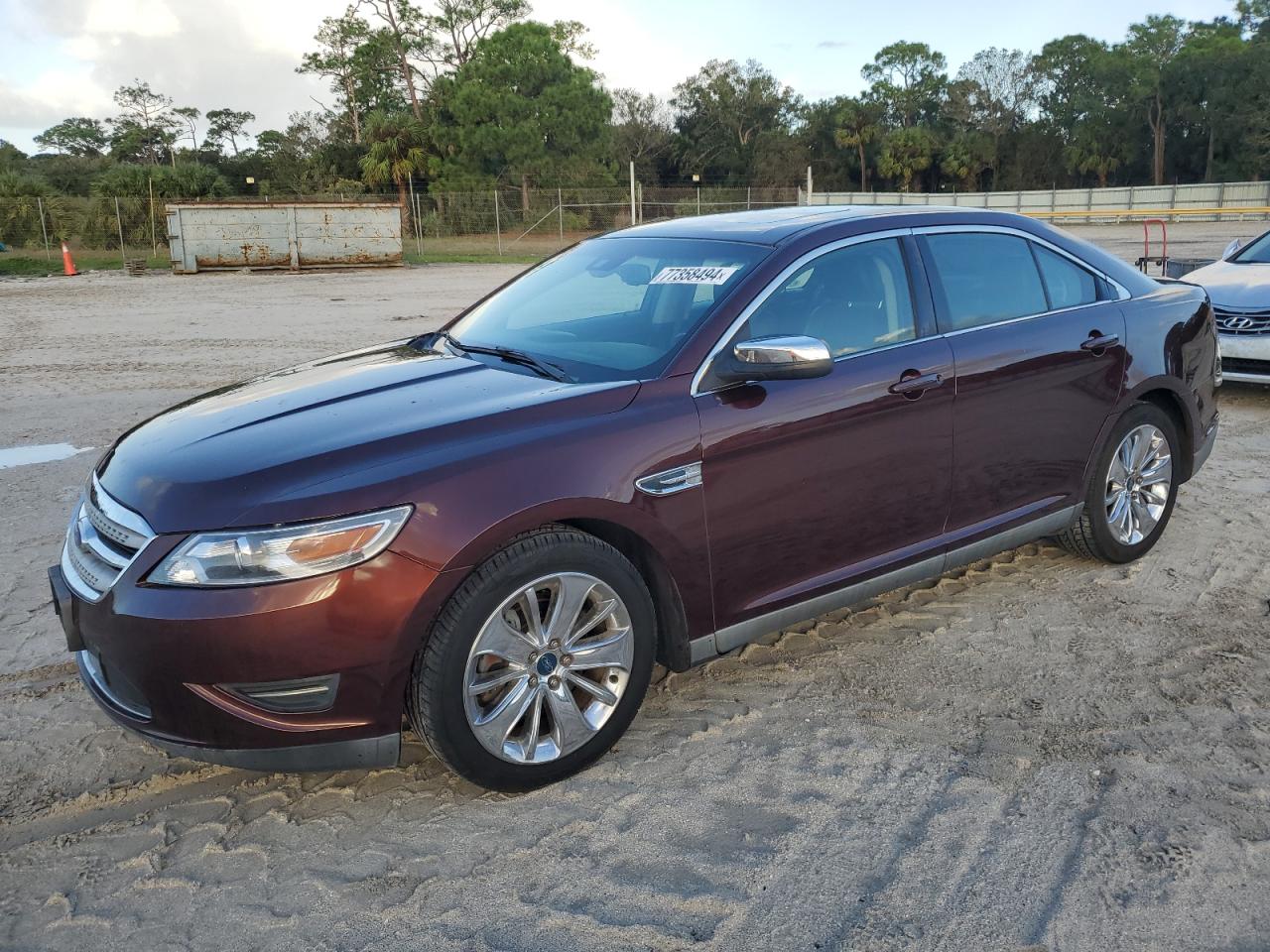 2012 Ford Taurus Limited VIN: 1FAHP2FW9CG117485 Lot: 77358494