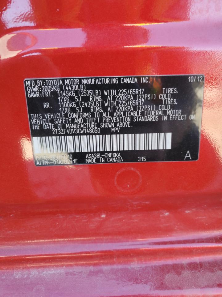 2012 Toyota RAV 4 - Image 14