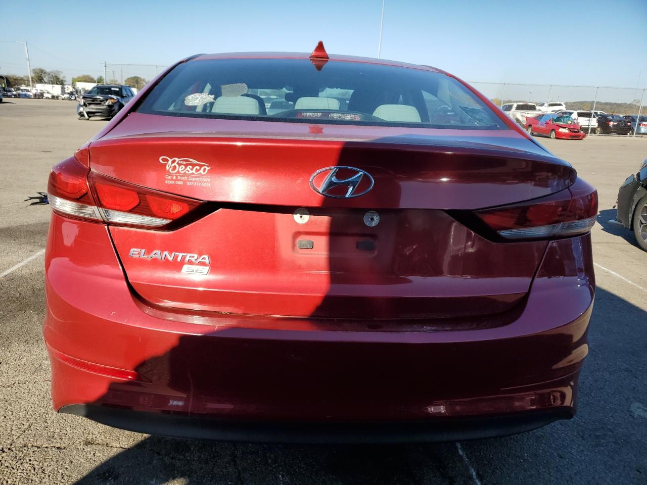 2017 Hyundai Elantra Se VIN: KMHD74LFXHU087006 Lot: 76397394