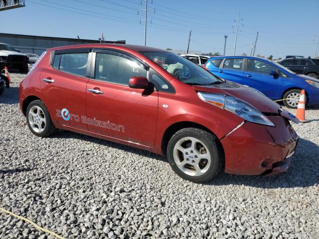  NISSAN LEAF 2012 Красный