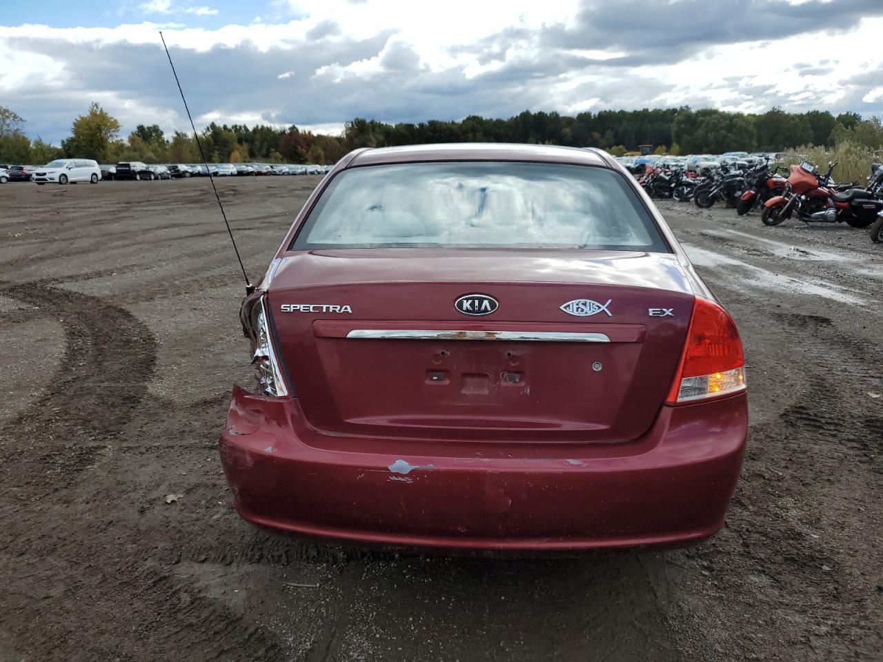 2007 Kia Spectra Ex VIN: KNAFE121175378586 Lot: 76529844