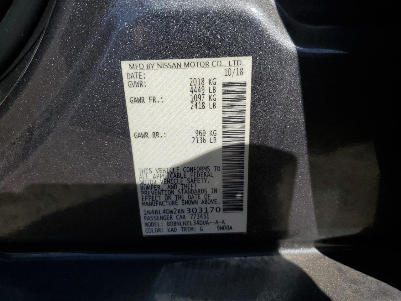 2019 Nissan Altima - Image 12