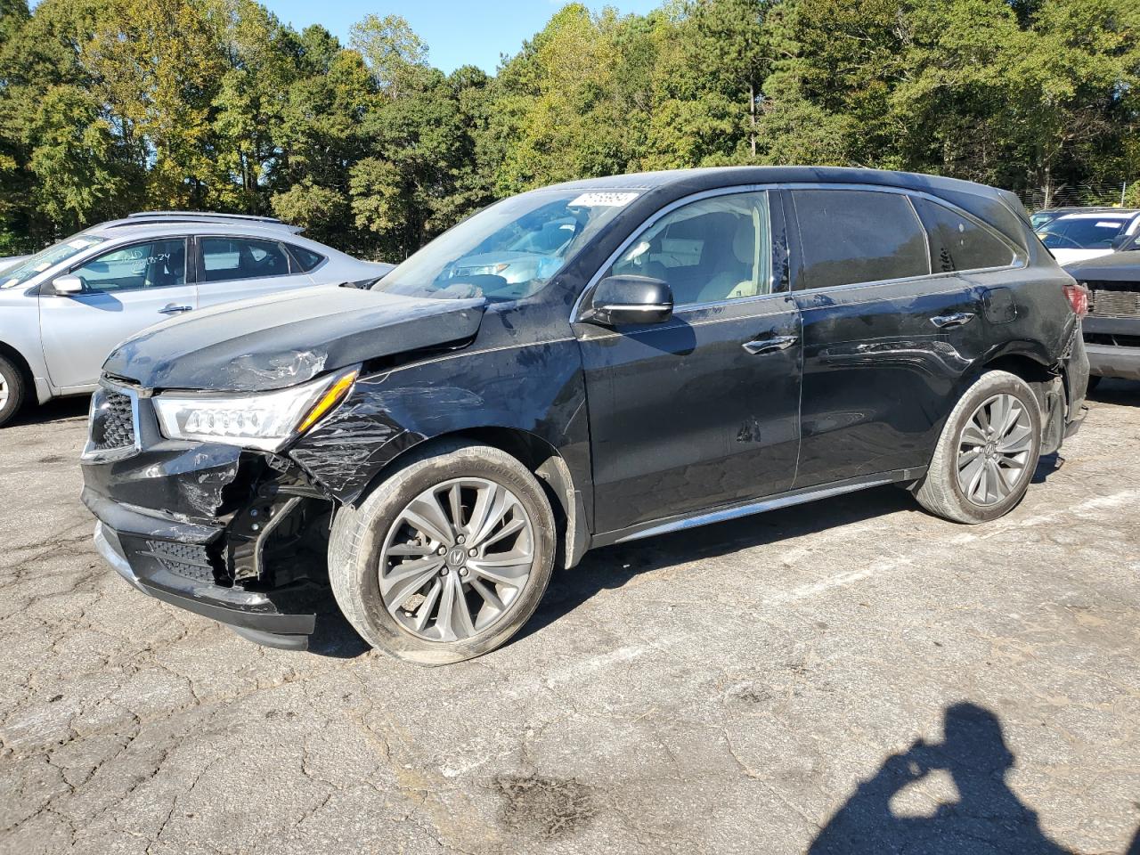 2017 Acura Mdx Technology VIN: 5FRYD4H58HB030390 Lot: 76155954