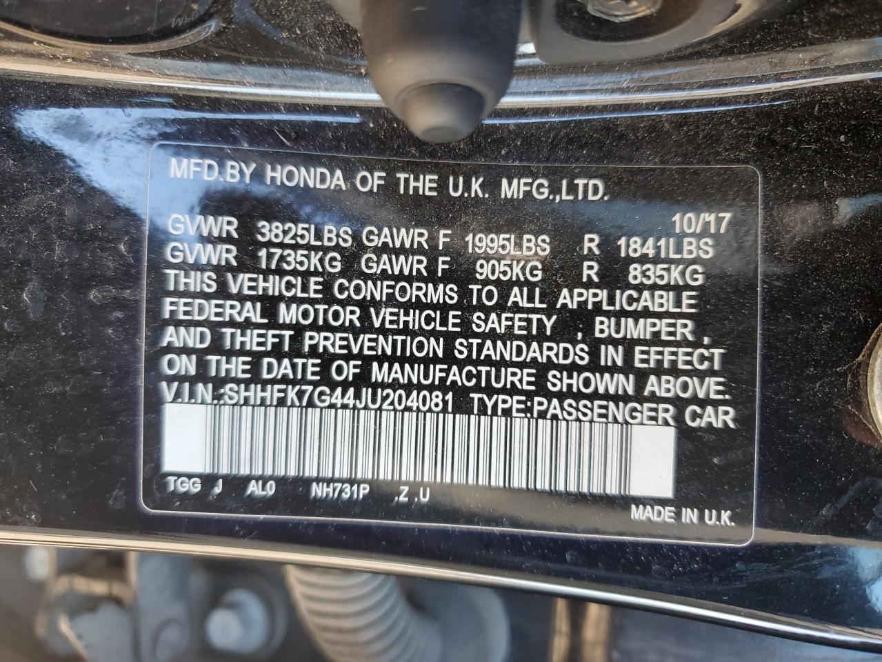 2018 Honda Civic - Image 14