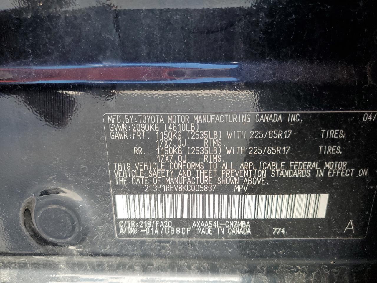 2019 Toyota RAV 4 - Image 16