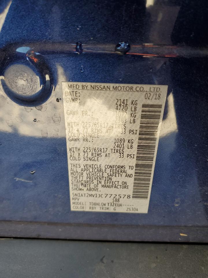 5N1AT2MV1JC772578 2018 NISSAN ROGUE - Image 16