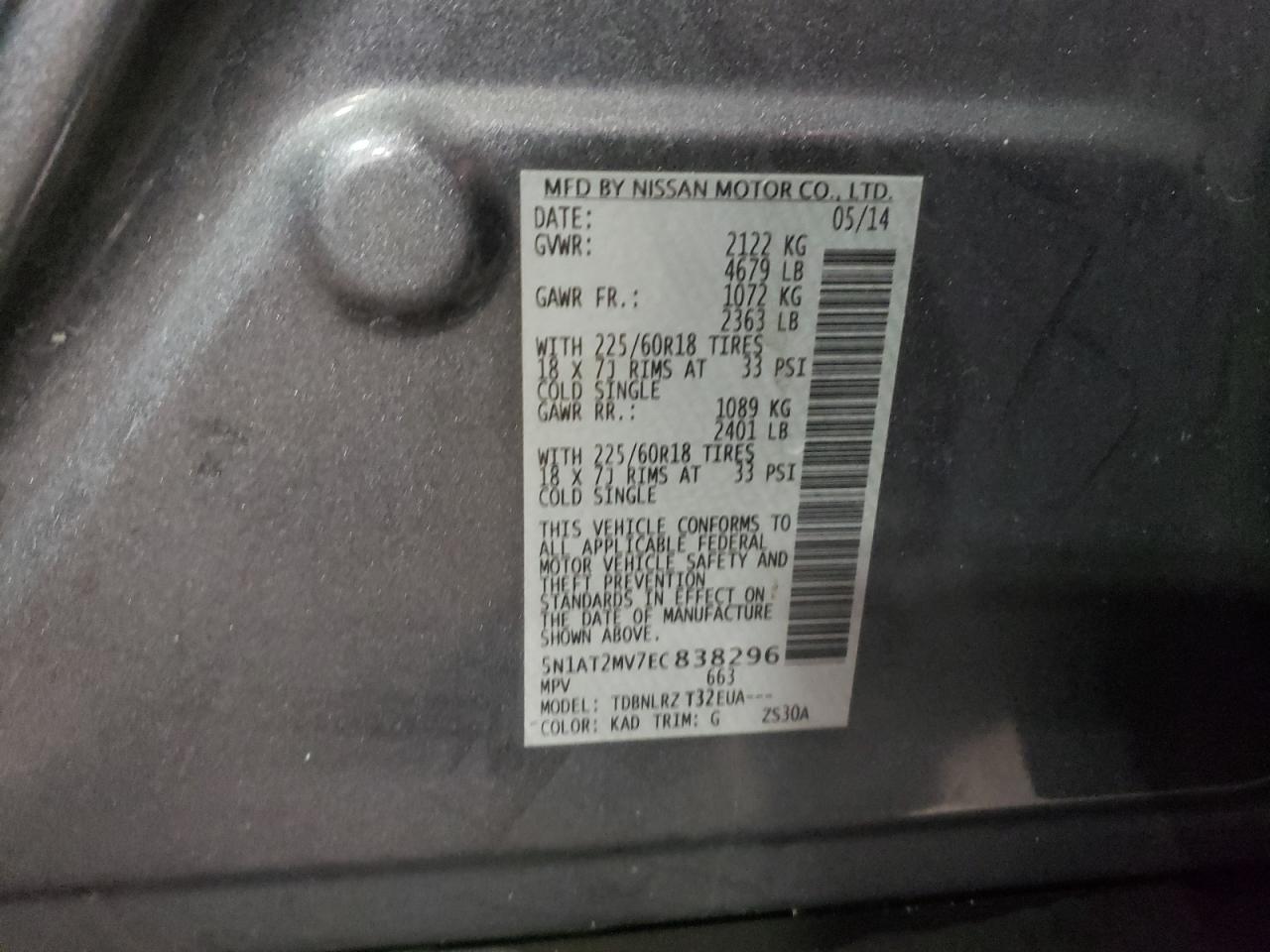 2014 Nissan Rogue - Image 14