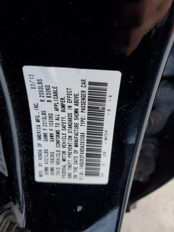 1HGCR2F89DA263066 2013 Honda Accord Exl