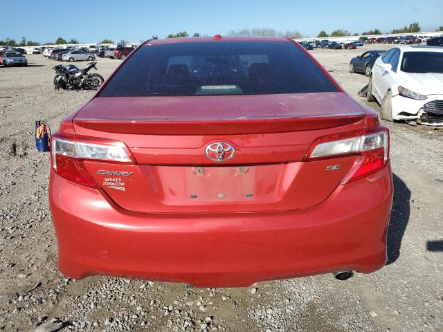  TOYOTA CAMRY 2012 Червоний