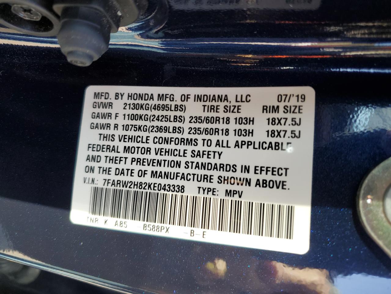 2019 Honda CR-V - Image 14