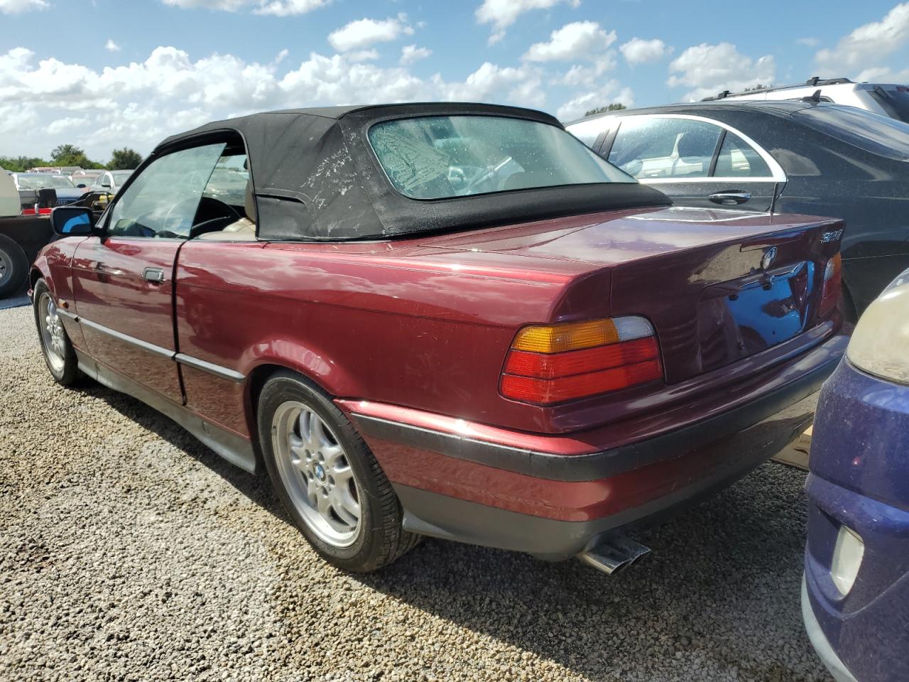 1995 BMW 325 Ic Automatic VIN: WBABJ6324SJD43557 Lot: 74568624