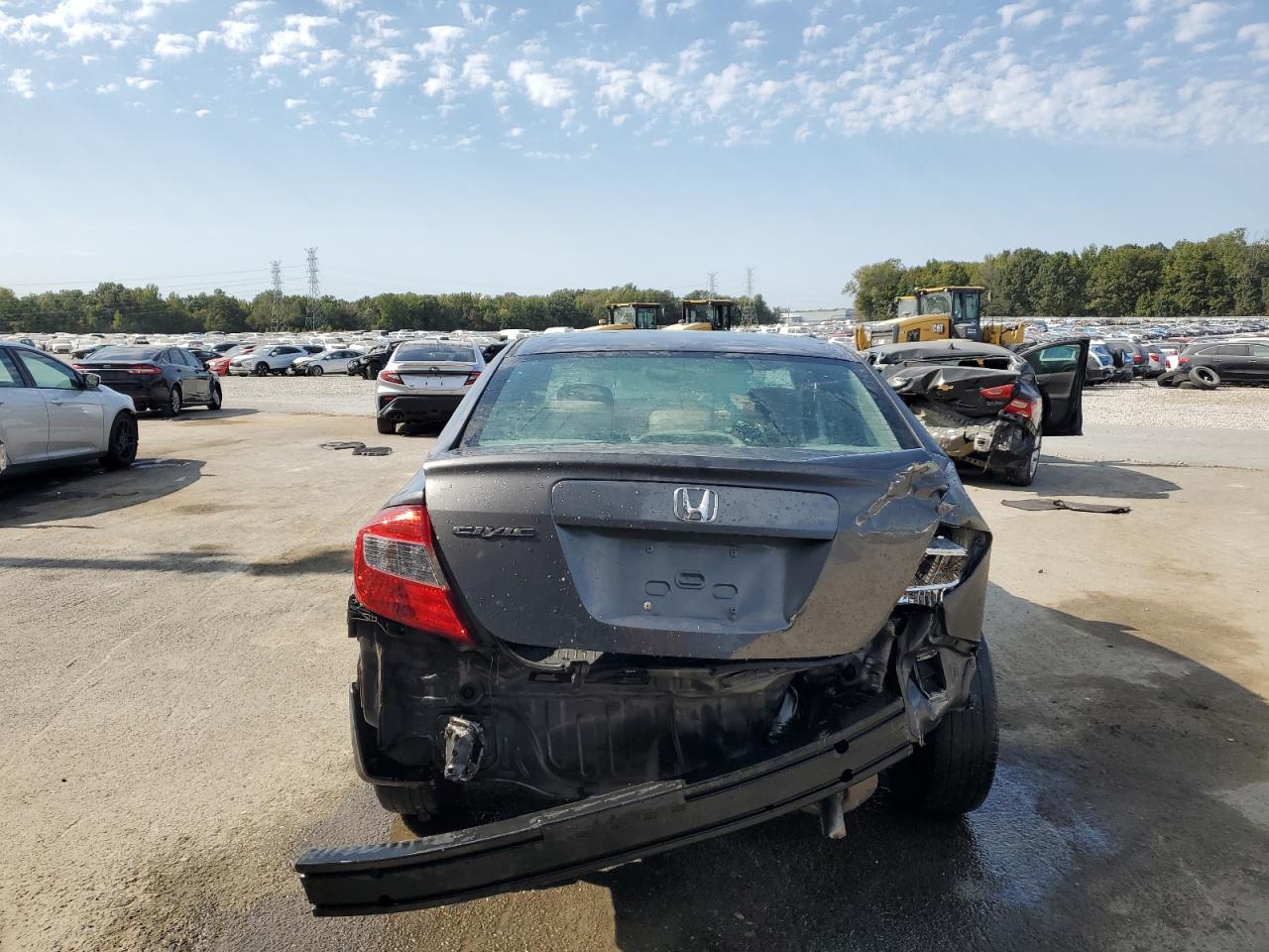 2012 Honda Civic Lx VIN: 2HGFB2F57CH585471 Lot: 76001284