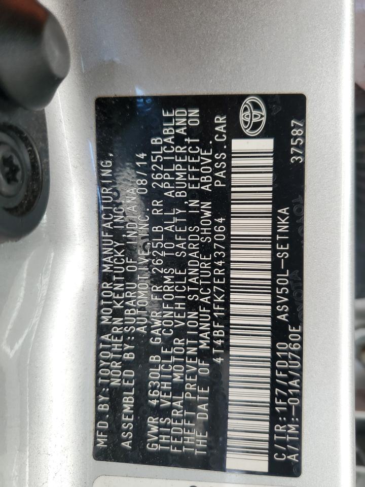 4T4BF1FK7ER437064 2014 Toyota Camry L