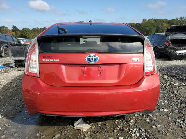  TOYOTA PRIUS 2012 Red