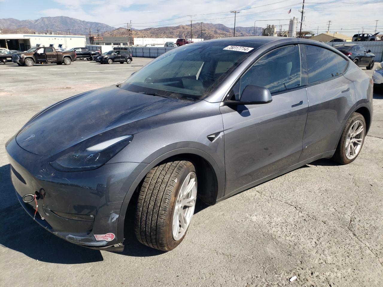 VIN 7SAYGDEE4PF888048 2023 TESLA MODEL Y no.1