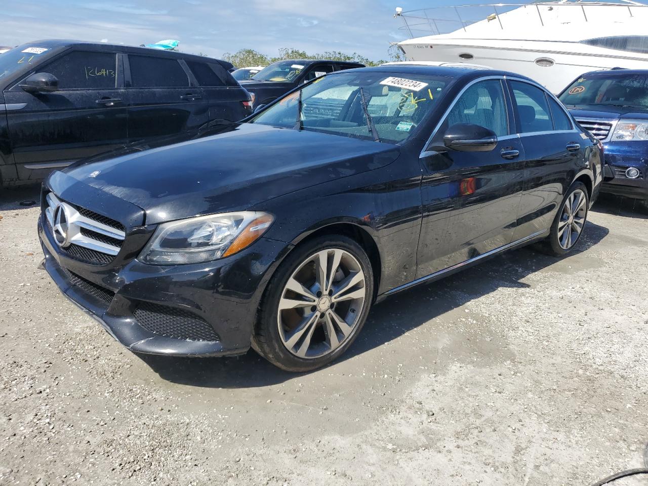 VIN WDDWF4JB0GR139542 2016 MERCEDES-BENZ C-CLASS no.1