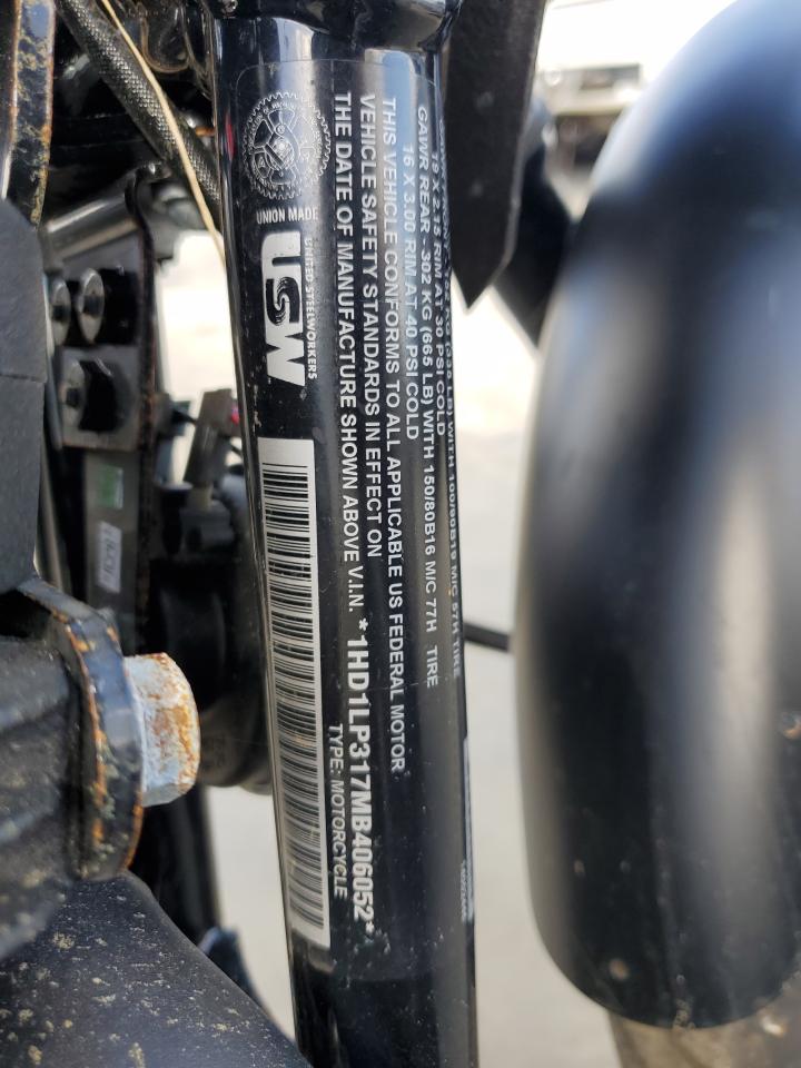 2021 Harley-Davidson Xl1200 Ns VIN: 1HD1LP317MB406052 Lot: 75085234