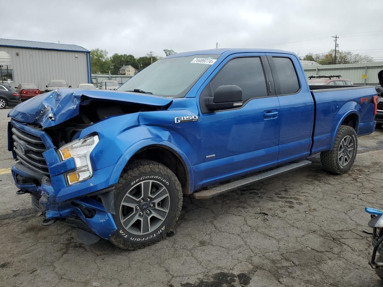 2015 Ford F150 Super Cab VIN: 1FTEX1EP8FFC83203 Lot: 74489774