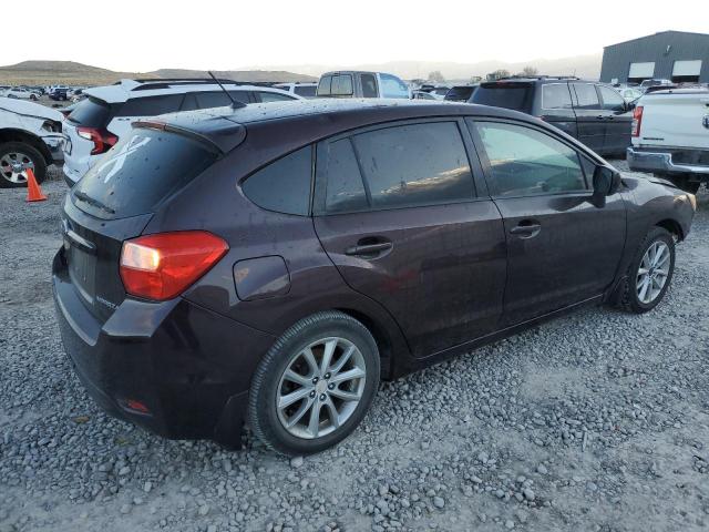  SUBARU IMPREZA 2012 Бургунді