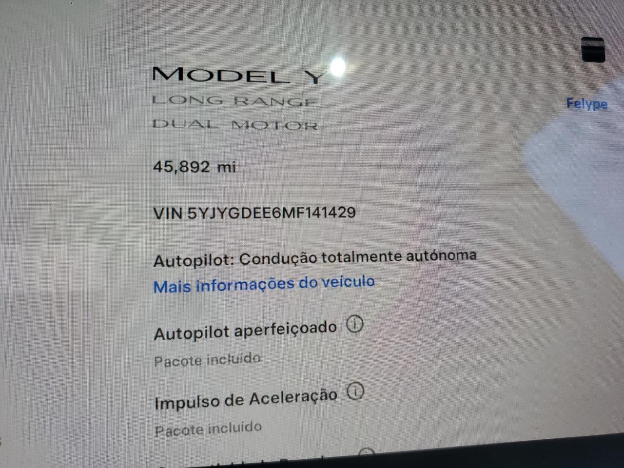 VIN 5YJYGDEE6MF141429 2021 TESLA MODEL Y no.9