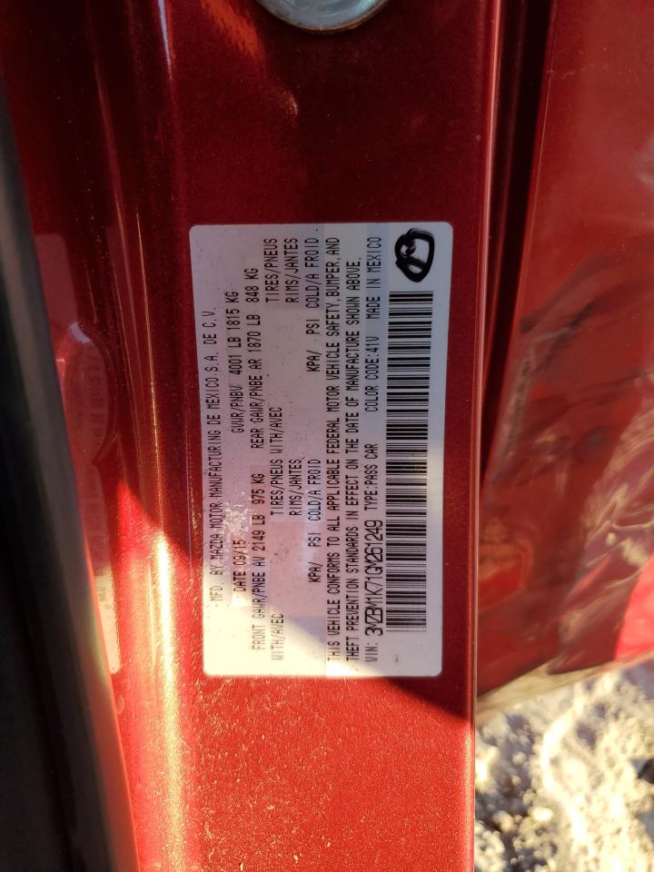 2016 Mazda 3 Sport VIN: 3MZBM1K71GM261249 Lot: 77589504