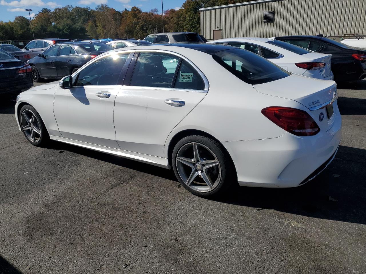 VIN 55SWF4KB1FU009975 2015 MERCEDES-BENZ C-CLASS no.2