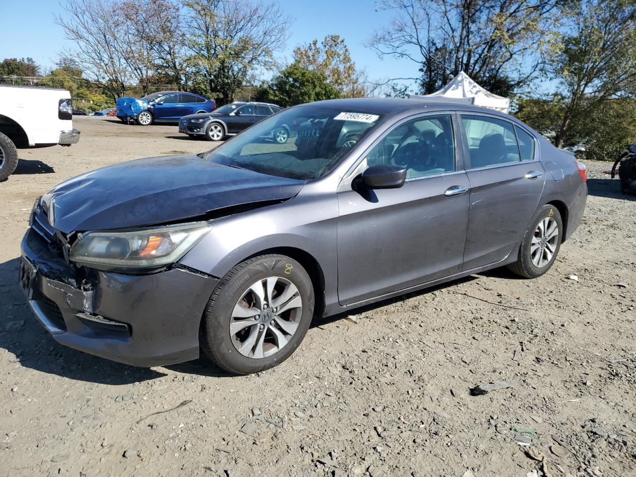 2013 Honda Accord Lx VIN: 1HGCR2F3XDA078898 Lot: 77595774