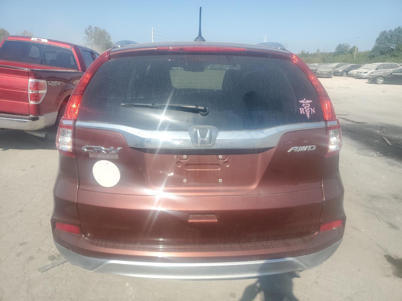 2015 Honda Cr-V Exl VIN: 2HKRM4H71FH617875 Lot: 75743374