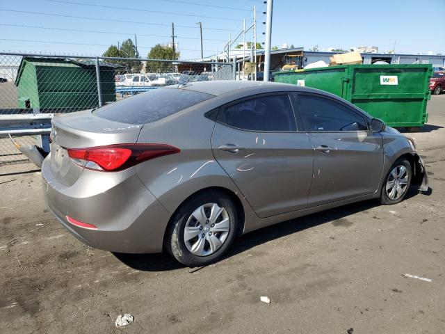  HYUNDAI ELANTRA 2016 Цвет загара