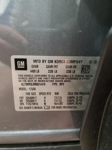 KL79MRSL8MB014419 Chevrolet Trailblzr TRAILBLAZE 13