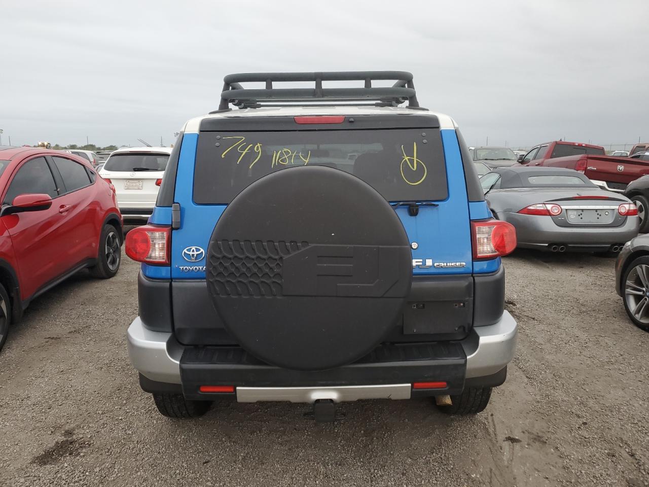 2007 Toyota Fj Cruiser VIN: JTEBU11F970081267 Lot: 74911814