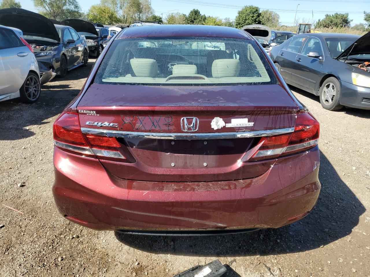 2013 Honda Civic Lx VIN: 19XFB2F54DE061285 Lot: 73187474