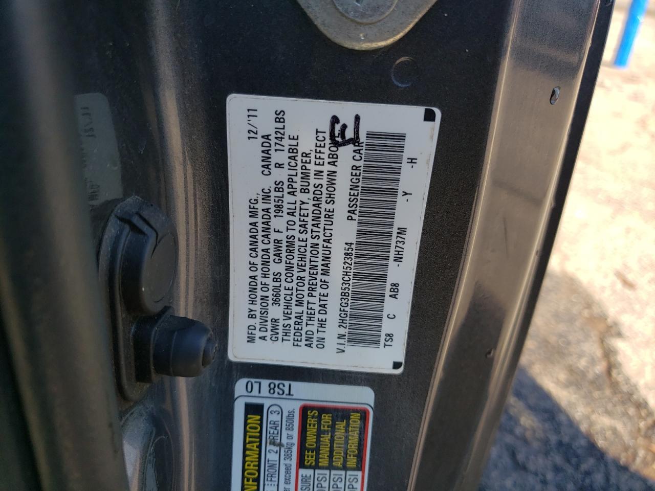 2012 Honda Civic - Image 13